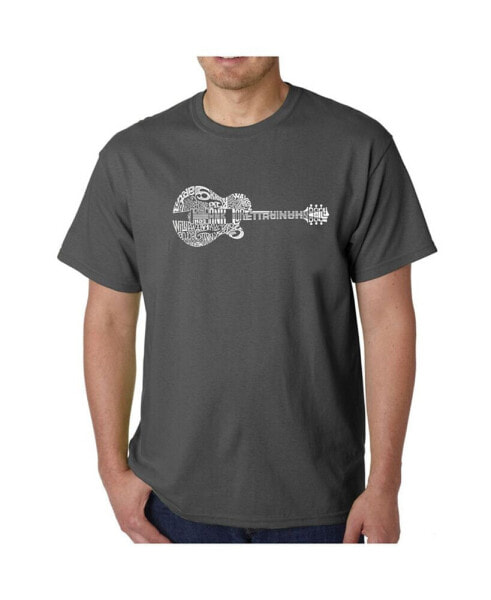 Men's Word Art T-Shirt - Country Guitar