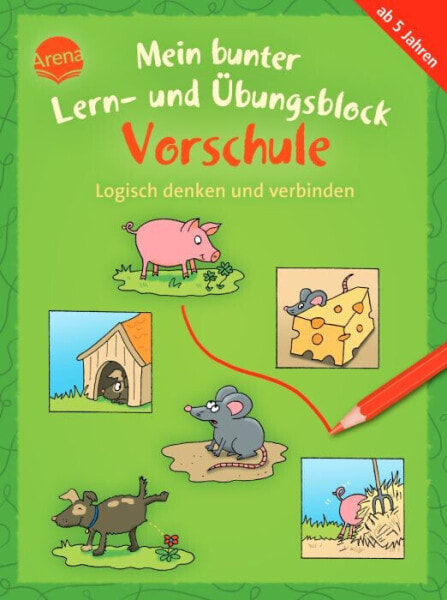 Bunter Lern- und Übungsblock Vorschule