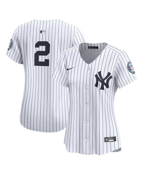 Women's Derek Jeter White New York Yankees Home Limited Player Jersey