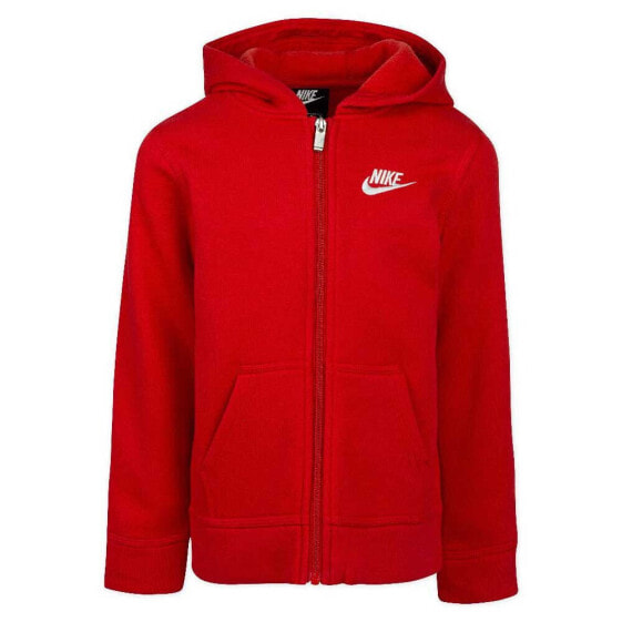 NIKE KIDS Club Fleece full zip sweatshirt