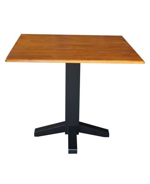 36" Square Dual Drop Leaf Dining Table
