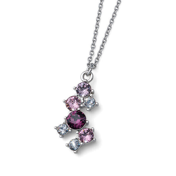 Charming necklace with zircons Taboo 12276 VIO