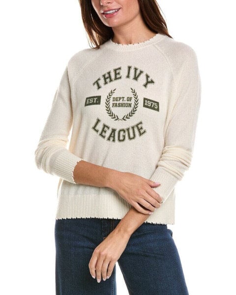 Minnie Rose Ivy League Cashmere Sweatshirt Women's