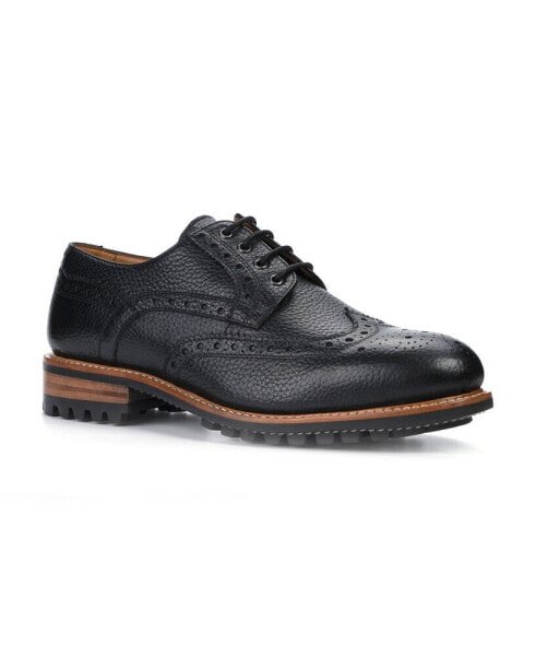 Men's Richard Wingtip Oxford Lace-Up Leather Shoes