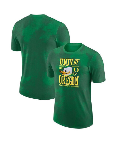 Men's Green Oregon Ducks Team Stack T-shirt