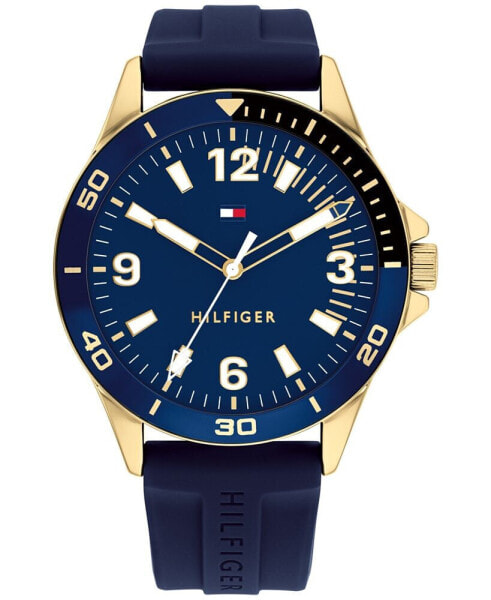 Часы Tommy Hilfiger Blue Silicone Strap 44mm