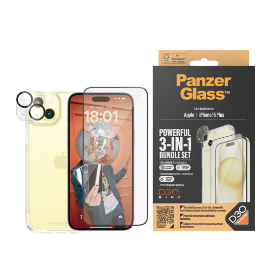 Защита для экрана для телефона Panzer Glass B1174+2811 Apple iPhone 15 Plus