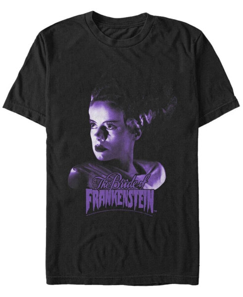 Universal Monsters Men's Bride of Frankenstein Portrait Short Sleeve T-Shirt