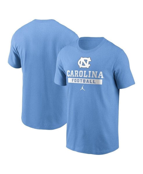 Men's Carolina Blue North Carolina Tar Heels Football T-Shirt