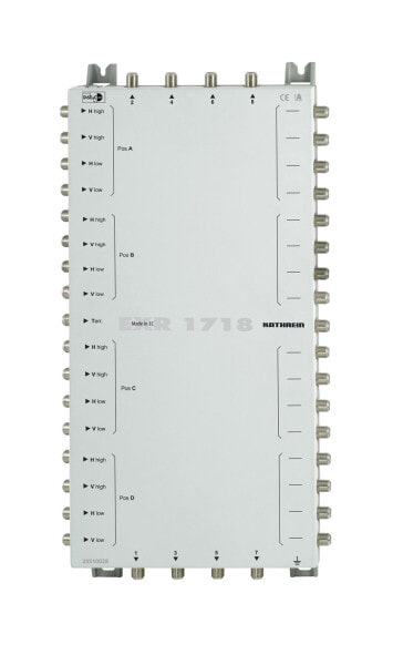 KATHREIN EXR 1718 - BNC - Metallic - Metal - 5 MHz - 18DC - 1.6 kg