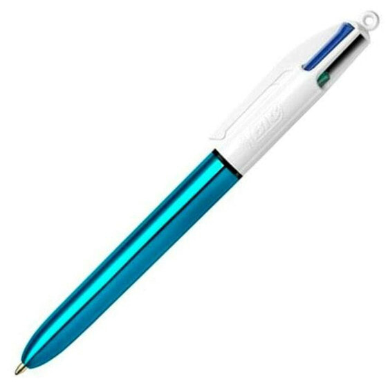 Ручка Bic Shine Silver Белый (12 Предметы)