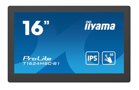 Интерактивная плоская панель Iiyama T1624MSC-B1 15.6" IPS 1920x1080 24/7