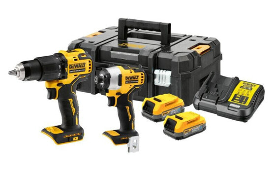 DeWalt Combo 18V прямой DCD709 + DCF809 2x1.7ah powerstack dck2062t