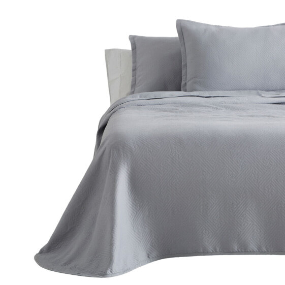 Покрывало для кровати Alexandra House Living Lines Жемчужно-серый 205 x 280 см (2 предмета)