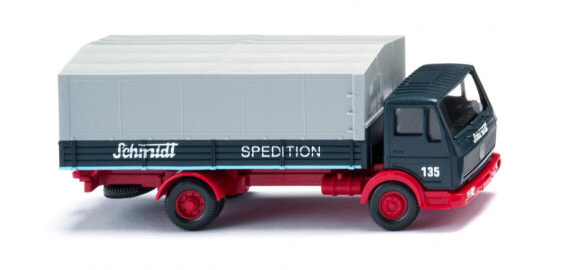 Wiking 043703 - Delivery truck model - Preassembled - 1:87 - Pritschen-Lkw (MB NG) - Any gender - "Spedition Schmidt"
