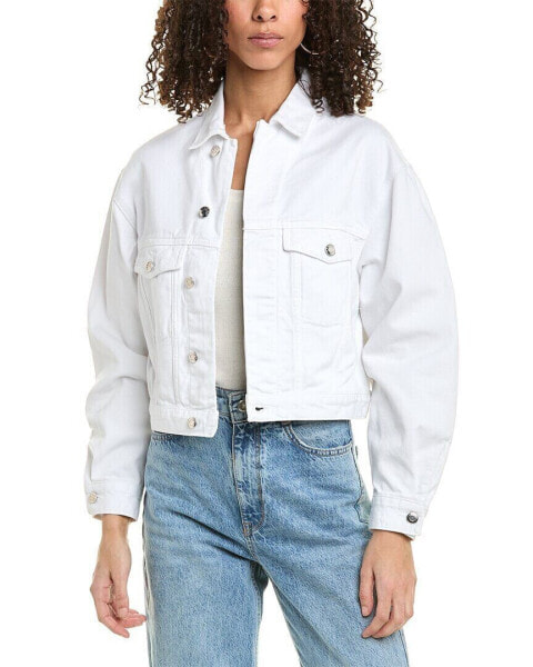 Iro Laced Denim Jacket Women's White 42