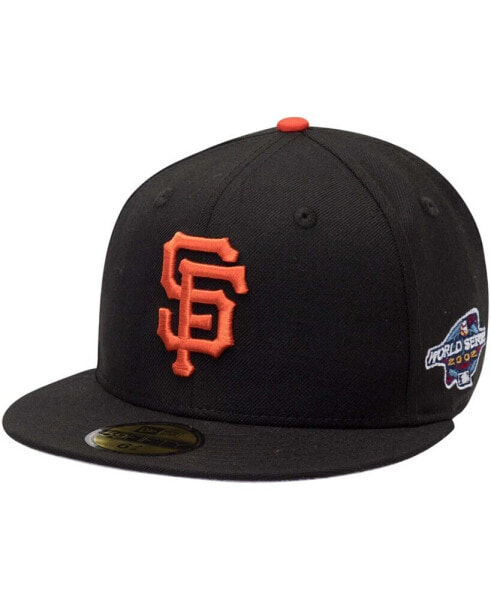 Men's Black San Francisco Giants 2002 World Series Wool 59FIFTY Fitted Hat