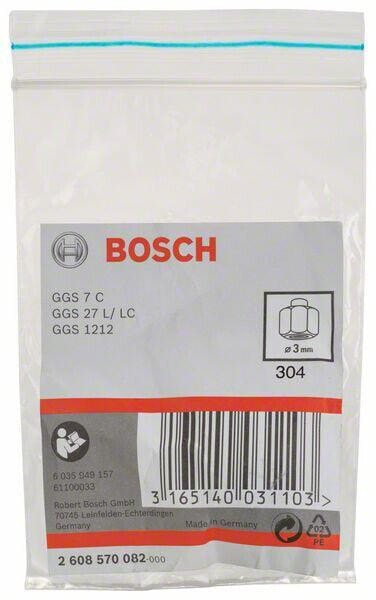 Bosch Spannzange mit Spannmutter 3 mm