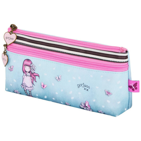 SANTORO LONDON Gorjuss Sparkle & Bloom Zipped Pocket Pencil Case