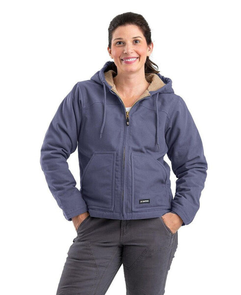 Women's Lined Softstone Duck Hooded Jacket