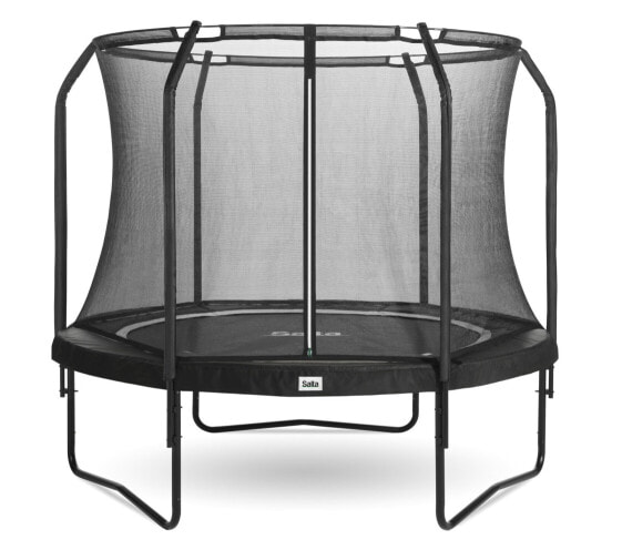 Salta 554 - Above ground trampoline - Round - 150 kg - 5 yr(s) - Safety net - Black