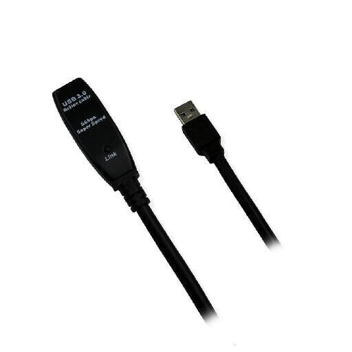 MCL Samar MCL MC923AMF/A-7.5M - 7.5 m - USB A - USB A - USB 3.2 Gen 1 (3.1 Gen 1) - 2500 Mbit/s - Black