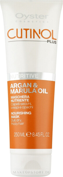 Maske für trockenes Haar - Oyster Cutinol Plus Argan & Marula Oil Nourishing Hair Mask 250 ml