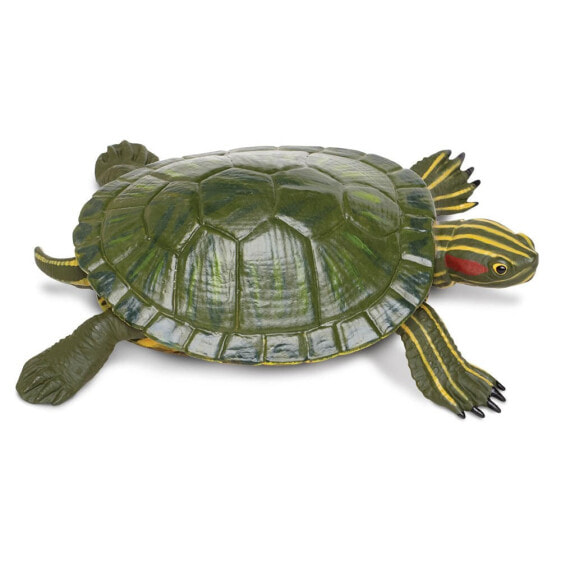 Фигурка Safari Ltd Red-Eared Slider Turtle Figure Wildlife Wonders (Дикие Чудеса)