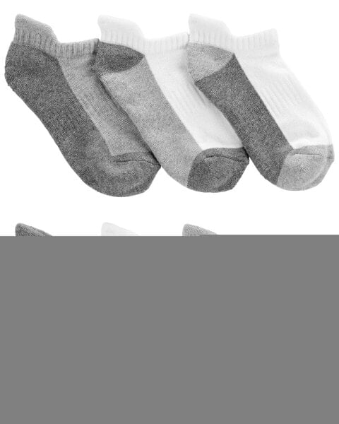 Kid 6-Pack Ankle Socks 8-14