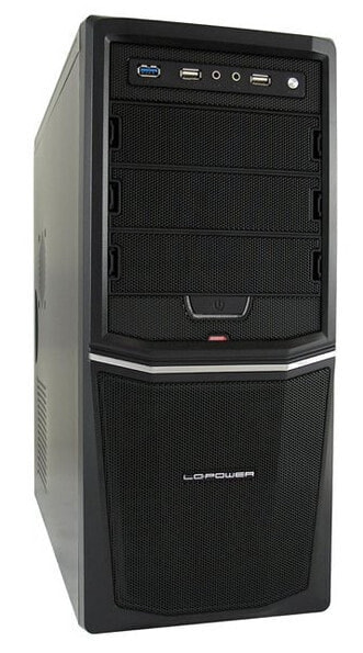 LC-Power Pro-924B - Midi Tower - PC - Black - ATX - micro ATX - Metal - 420 W