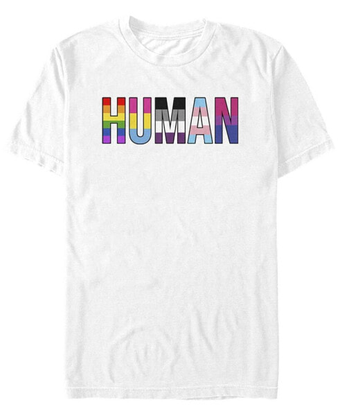 Men's Human Pride Short Sleeve Crew T-shirt