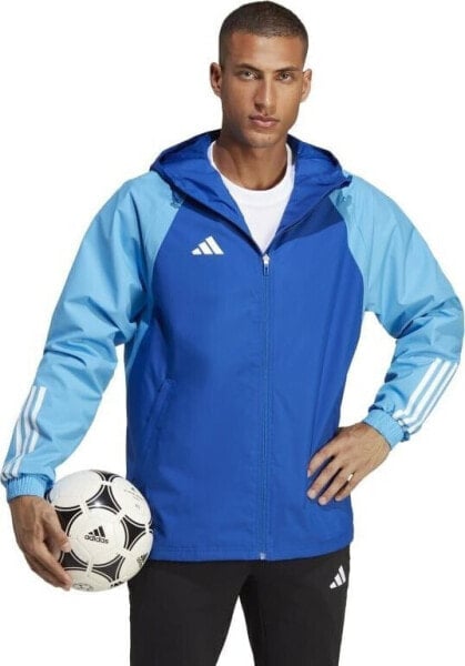 Kurtka męska Adidas Tiro 23 Competition All Weather niebieska r. 2XL