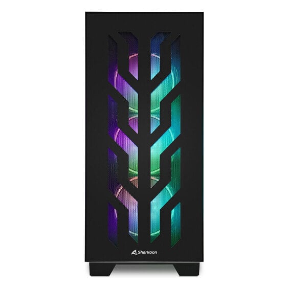 Sharkoon ELITE SHARK CA300T - Tower - PC - Black - ATX - EATX - micro ATX - Mini-ITX - Gaming - Multi