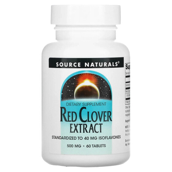 Red Clover Extract, 500 mg, 60 Tablets