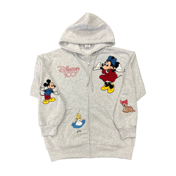 Disney Women's Soft Full Zip Long Sleeve Sweatshirt Jacket Hoodie