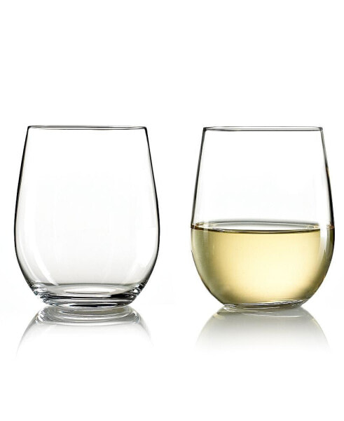 Wine Glasses, Set of 2 O Chardonnay Tumblers