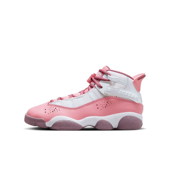 [323419-616] Grade School Air Jordan 6 RINGS GS 'CORAL CHALK'