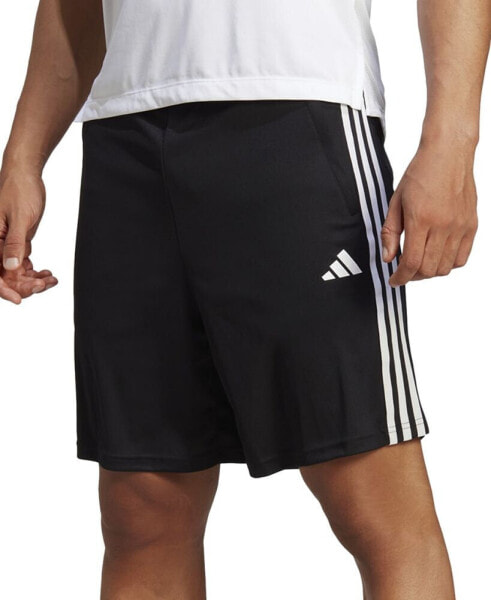 Men's Train Essentials Classic-Fit AEROREADY 3-Stripes 10" Training Shorts