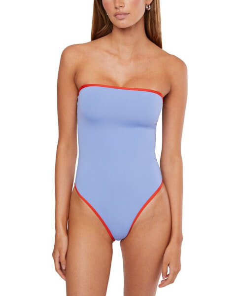 Women's Strapless One Piece Swimsuit