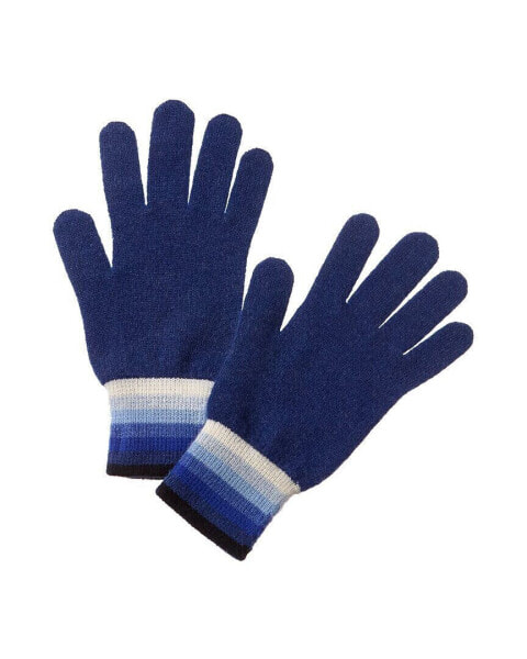 Scott & Scott London Gradient Stripe Cashmere Gloves Women's