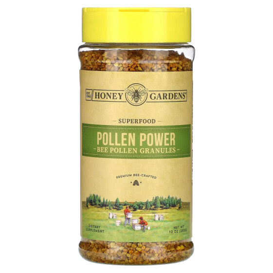 Honey Gardens, Pollen Power, гранулы с пчелиной пыльцой, 283 г (10 унций)