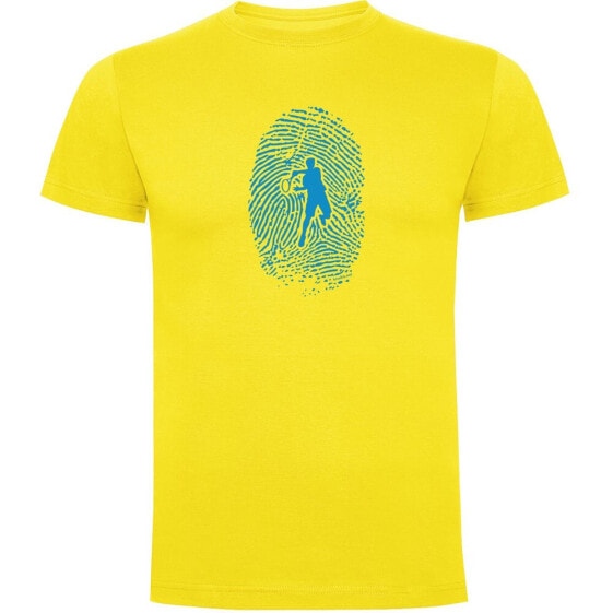 KRUSKIS Tennis Fingerprint short sleeve T-shirt