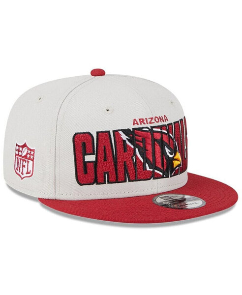 Men's Stone, Cardinal Arizona Cardinals 2023 NFL Draft 9FIFTY Snapback Adjustable Hat