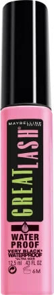 Mascara Great Lash Waterproof 73 Very Black, 12,5 ml