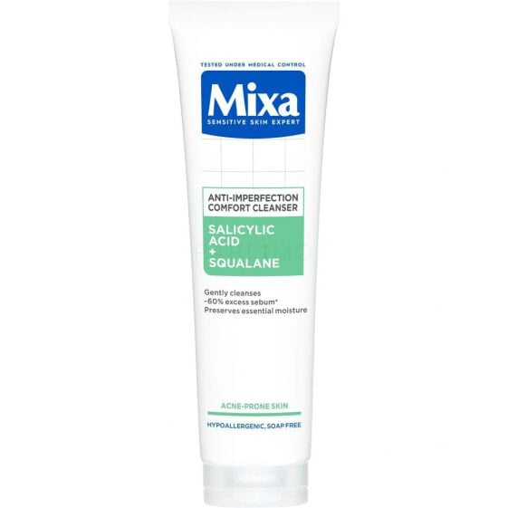 Mixa Salicylic Acid + Squalane Anti-Imperfection Comfort Cleanser 150 ml reinigungsgel für Frauen