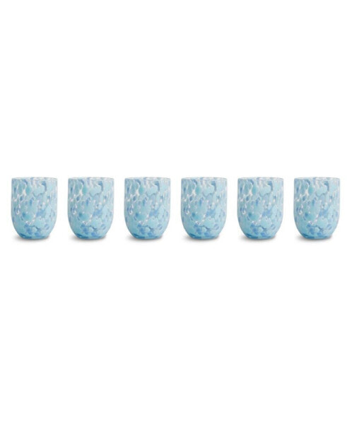 Confetti Glass Tumblers, Set of 6