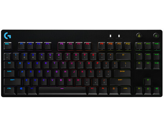 Logitech G G PRO Mechanical Gaming Keyboard - Tenkeyless (80 - 87%) - USB - Mechanical - QWERTY - RGB LED - Black