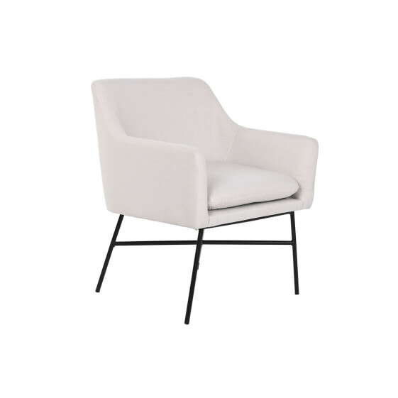 Кресло скандинавского дизайна DKD Home Decor Бежевое Металлическое 66 x 62 x 75 см