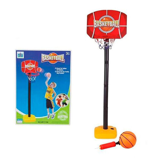 JUGATOYS Basketball Basket With Ball And Fans 115x37 cm
