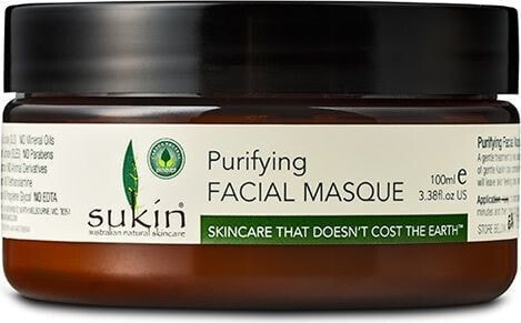 Маска для лица с белой глиной Sukin Purifying Facial Masque 100 мл